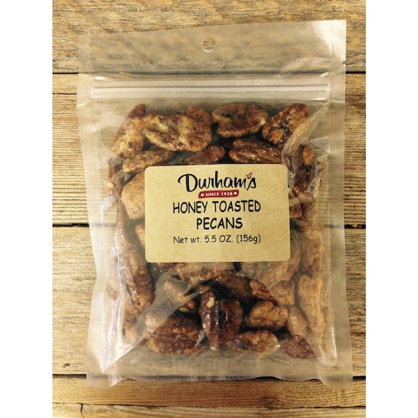 Durhams Honey Toasted Pecans 5.5 oz Bagged 7304240002 Zoro